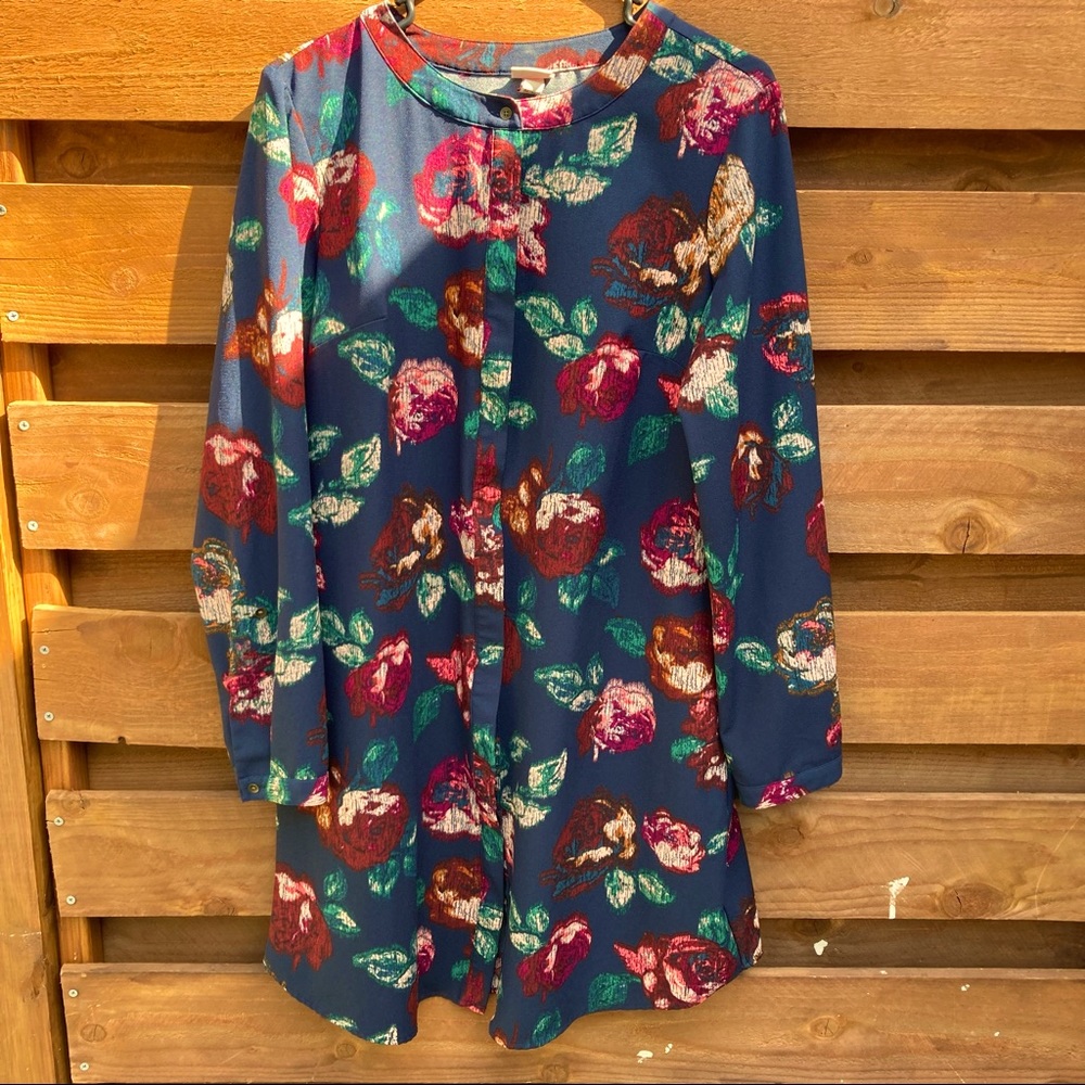 Merona Button front long shirt